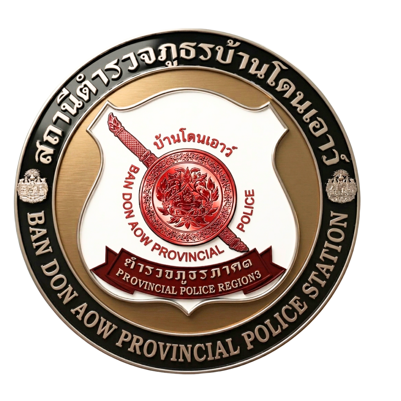 สถานีตำรวจภูธรบ้านโดนเอาว์ logo